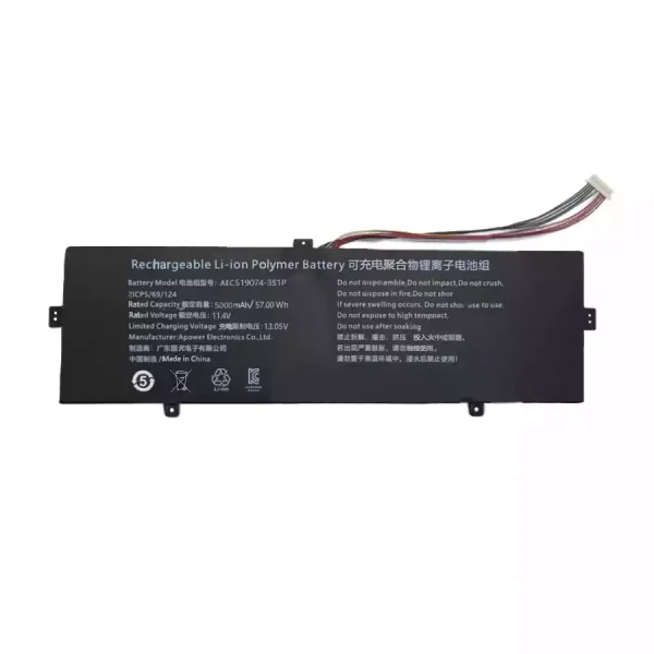 Batterij laptop accu voor AEC519074-3S1P