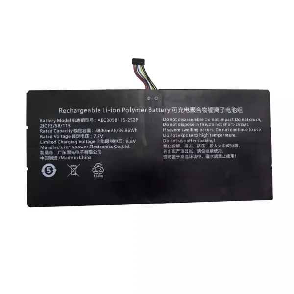 Batterij laptop accu voor AEC3058115-2S2P