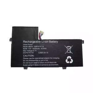 Batterij laptop accu voor GSP3374115