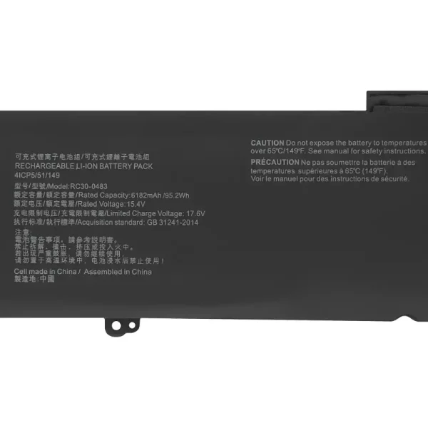 Batterij laptop accu voor RAZER RC30-0483 RZ09-0510,BLADE 16 2023 - Afbeelding 3