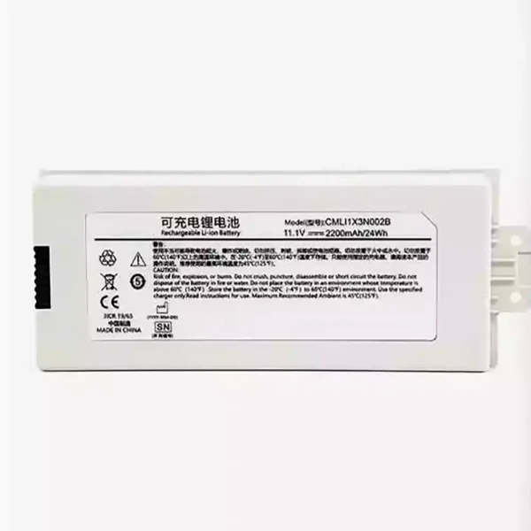 Vervangende accu voor COMEN 022-000118-00 022-000108-00 CMLI1X3N002B