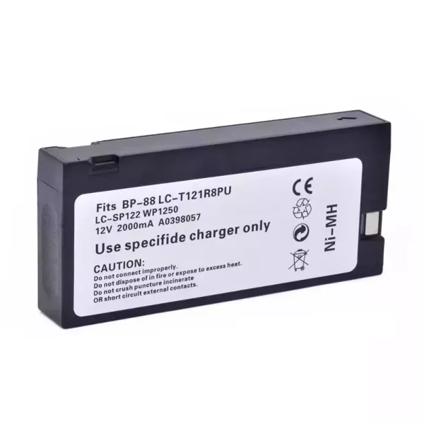 Vervangende accu voor Actema T-BERD 107A,Alphasource AS008281,Any Battery 2359,Cardiac Science 9001,9004