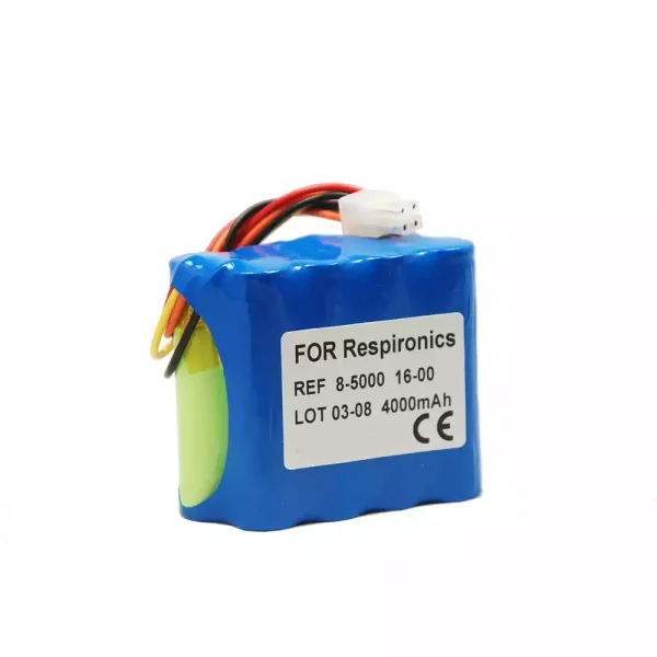 Vervangende accu voor 8-5000 16-00,RESPIRONICS BiPAP Focus Ventilator - Afbeelding 2