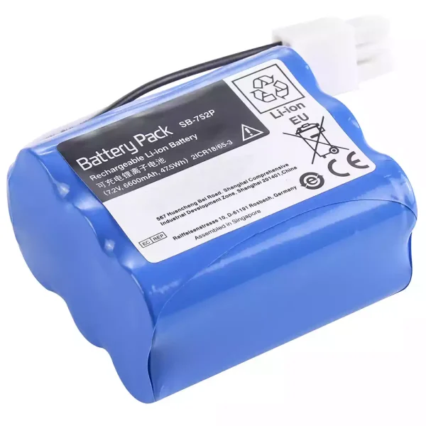 Vervangende accu voor NIHON KOHDEN SB-752P SVM-7501 - Afbeelding 2