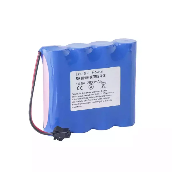 Vervangende accu voor Million ML1500 LPO155-14 8V-2.2AH FY-18650LP01555