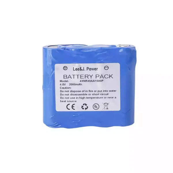 Vervangende accu voor EDAN 4XNR49AA1500P H100B CS-01