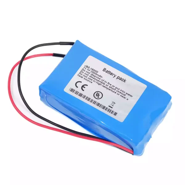 Vervangende accu voor KAYO654169-3S JZB-1800 JZB-1800D - Afbeelding 2