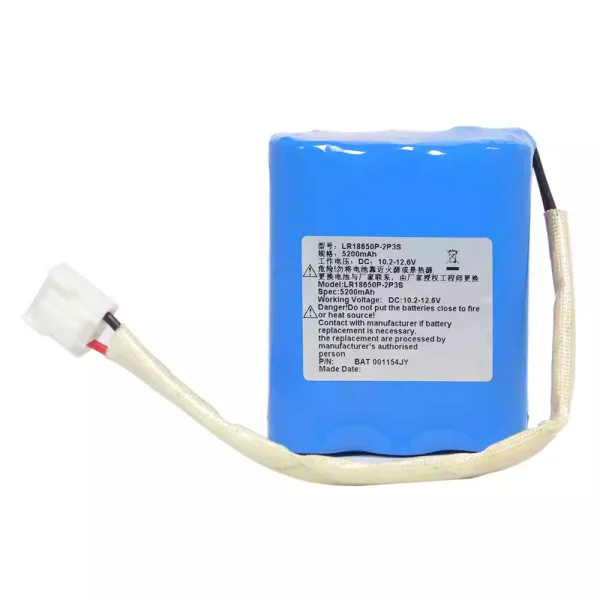 Vervangende accu voor LR18650P-2P3S HY-800