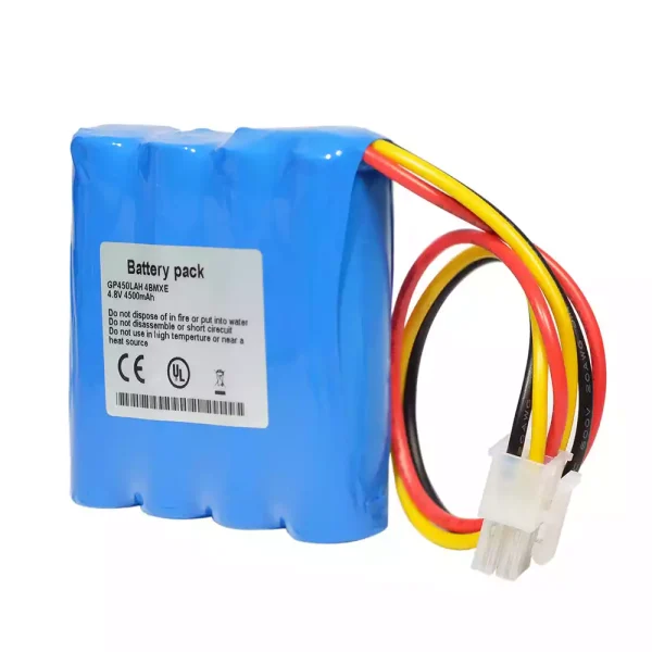 Vervangende accu voor GP450LAH4BMXE,COSMED Pony FX Desktop - Afbeelding 3