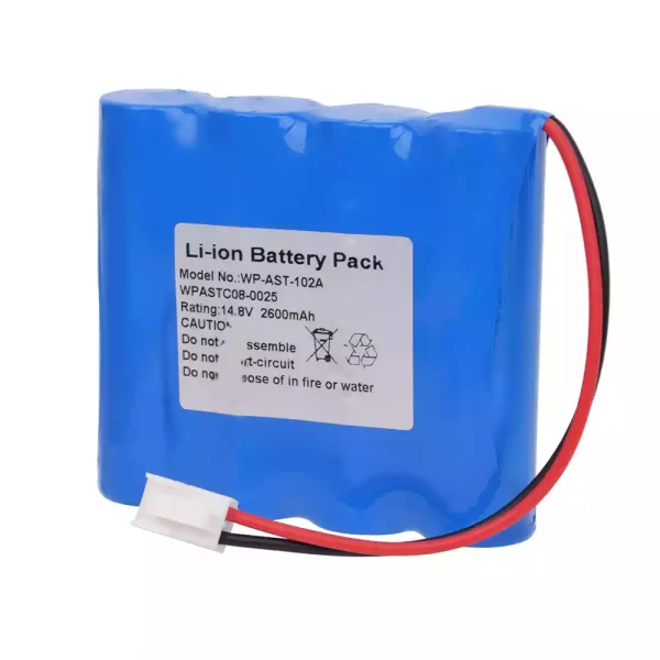 Vervangende accu voor WP-AST-102A,WPASTC08-0025,Osen ECG-8112 - Afbeelding 3