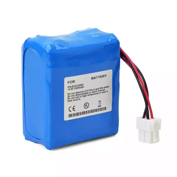 Vervangende accu voor CONTEC ECG-1200 ECG-1200G ECG-1600D - Afbeelding 2