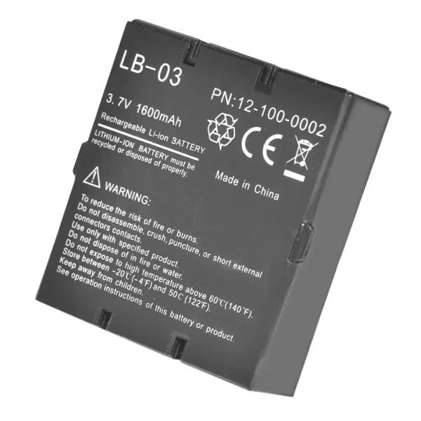 Vervangende accu voor BIOLICHI LB-03 M800 - Afbeelding 2