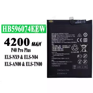 Originele accu HB596074EEW voor HUAWEI P40 Pro Plus