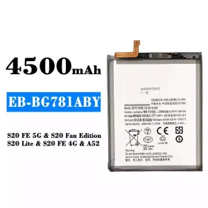 Originele accu EB-BG781ABY voor Samsung Galaxy A52/S20 FE 5G/S20 Fan Edition/S20 Lite/S20 FE 4G