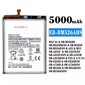 Originele accu EB-BM526ABS voor Samsung M52 5G/A23/M53/F23/A73 5G