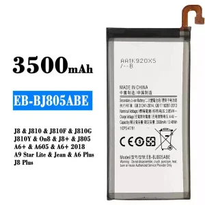 Originele accu EB-BJ805ABE voor Samsung J8/J810/J810F/J810G/J810Y/On8/J8+/J805/A6+/A605/A6+ 2018/A9 Star Lite/Jean/A6 Plus/J8 Plus