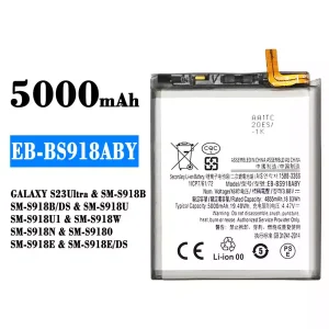 Originele accu EB-BS918ABY voor Samsung GALAXY S23 Ultra