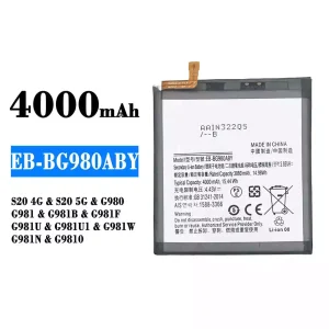 Originele accu EB-BG980ABY voor Samsung S20 4G/S20 5G