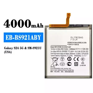 Originele accu EB-BS921ABY voor Samsung Galaxy S24 5G