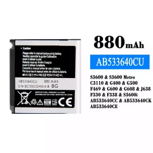 Originele accu AB533640CU voor Samsung S3600/S3600 Metro