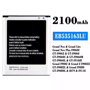 Originele accu EB535163LU voor Samsung Grand Neo/Grand Lite/Grand Neo Plus SL31199