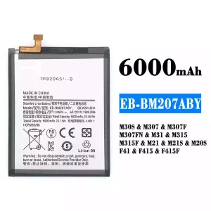 Originele accu EB-BM207ABY voor Samsung M30S/M21/M21S/F41