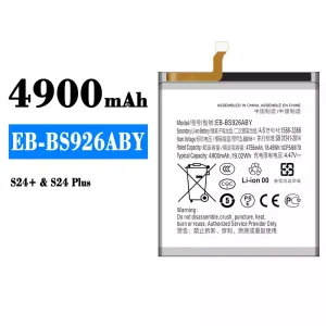 Originele accu EB-BS926ABY voor Samsung S24+/S24 Plus
