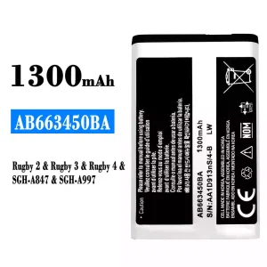 Originele accu AB663450BA voor Samsung Rugby 2/Rugby 3/Rugby 4