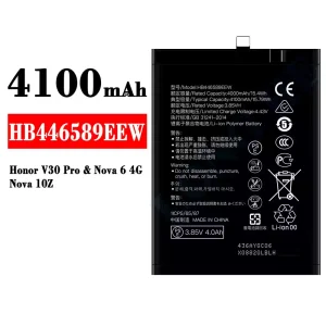 Originele accu HB446589EEW voor HUAWEI Honor V30 Pro/Nova 6 4G/Nova 10Z