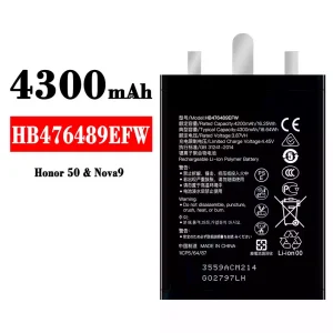 Originele accu HB476489EFW voor HUAWEI Honor 50 / Nova 9