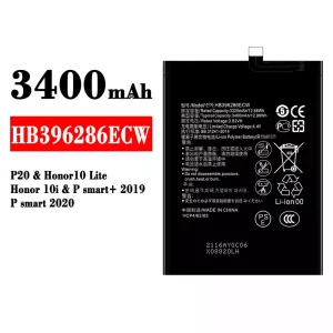 Originele accu HB396286ECW voor HUAWEI P20 / Honor 10 Lite / Honor 10i / P smart+ 2019 / P smart 2020