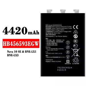 Originele accu HB456593EGW voor HUAWEI Nova 10 SE
