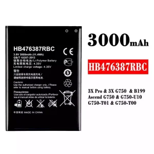 Originele accu HB476387RBC voor HUAWEI 3X Pro