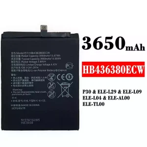 Originele accu HB436380ECW voor HUAWEI P30
