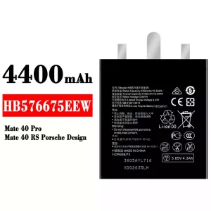 Originele accu HB576675EEW voor HUAWEI Mate 40 Pro SL31403