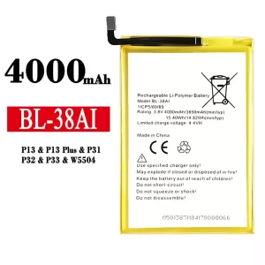 Originele accu BL-38AI voor Tecno P13 / P13 Plus / P31 / P32 / P33 / W5504