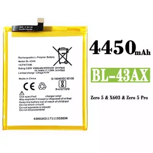 Originele accu BL-43AX voor Infinix Zero 5 / Zero 5 Pro