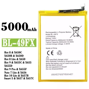 Originele accu BL-49FX voor Infinix Hot 8 /Hot 8 Lite / Hot 9 / Hot 9 Pro  / Note 7 Lite / Hot 10 Lite / Smart 5
