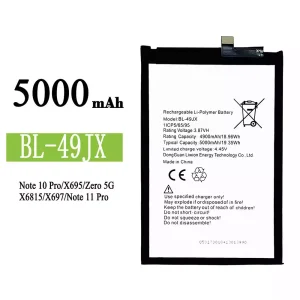 Originele accu BL-49JX voor Infinix Note 10 Pro / Note 11 Pro / Zero 5G