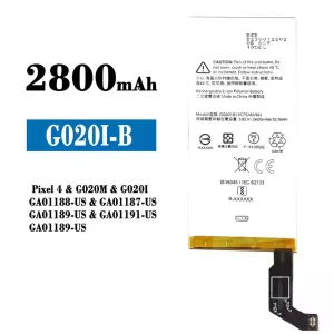 Originele accu G020I-B voor Google Pixel 4