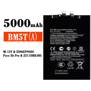 Originele accu BM5T voor Xiaomi Mi 13T / Poco X6 Pro