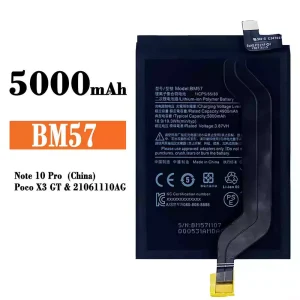 Originele accu BM57 voor Xiaomi Note 10 Pro / Poco X3 GT