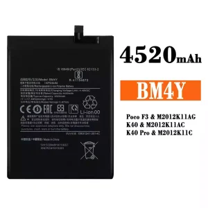 Originele accu BM4Y voor Xiaomi Redmi K40 / Redmi K40 Pro /Poco F3