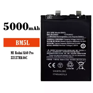 Originele accu BM5L voor Xiaomi Redmi K60 Pro