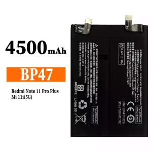 Originele accu BP47 voor Xiaomi Redmi Note 11 Pro Plus / Mi 11i