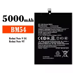 Originele accu BM54 voor Xiaomi Redmi Note 9 5G / Redmi Note 9T