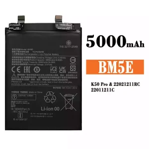 Originele accu BM5E voor Xiaomi K50 Pro