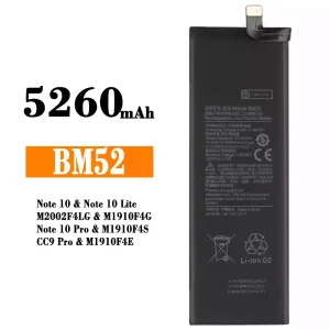 Originele accu BM52 voor Xiaomi Note 10,Note 10 Lite,Note 10 Pro / CC9 Pro