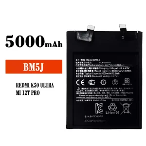 Originele accu BM5J voor Xiaomi Redmi K50 ultra / MI 12T Pro