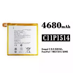 Originele accu C11P1514 voor Asus Zenpad 3 8.0 / FonePad 7